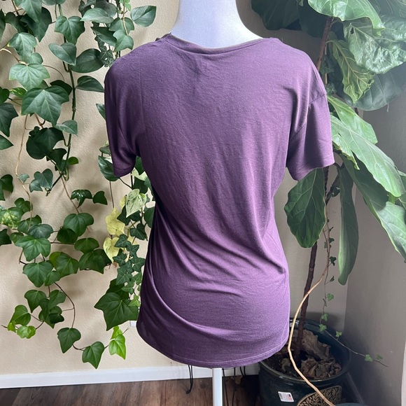 AUGUST INK Purple Livin’ The Dream Graphic Loose Fit Tee | small - Picture 4 of 7